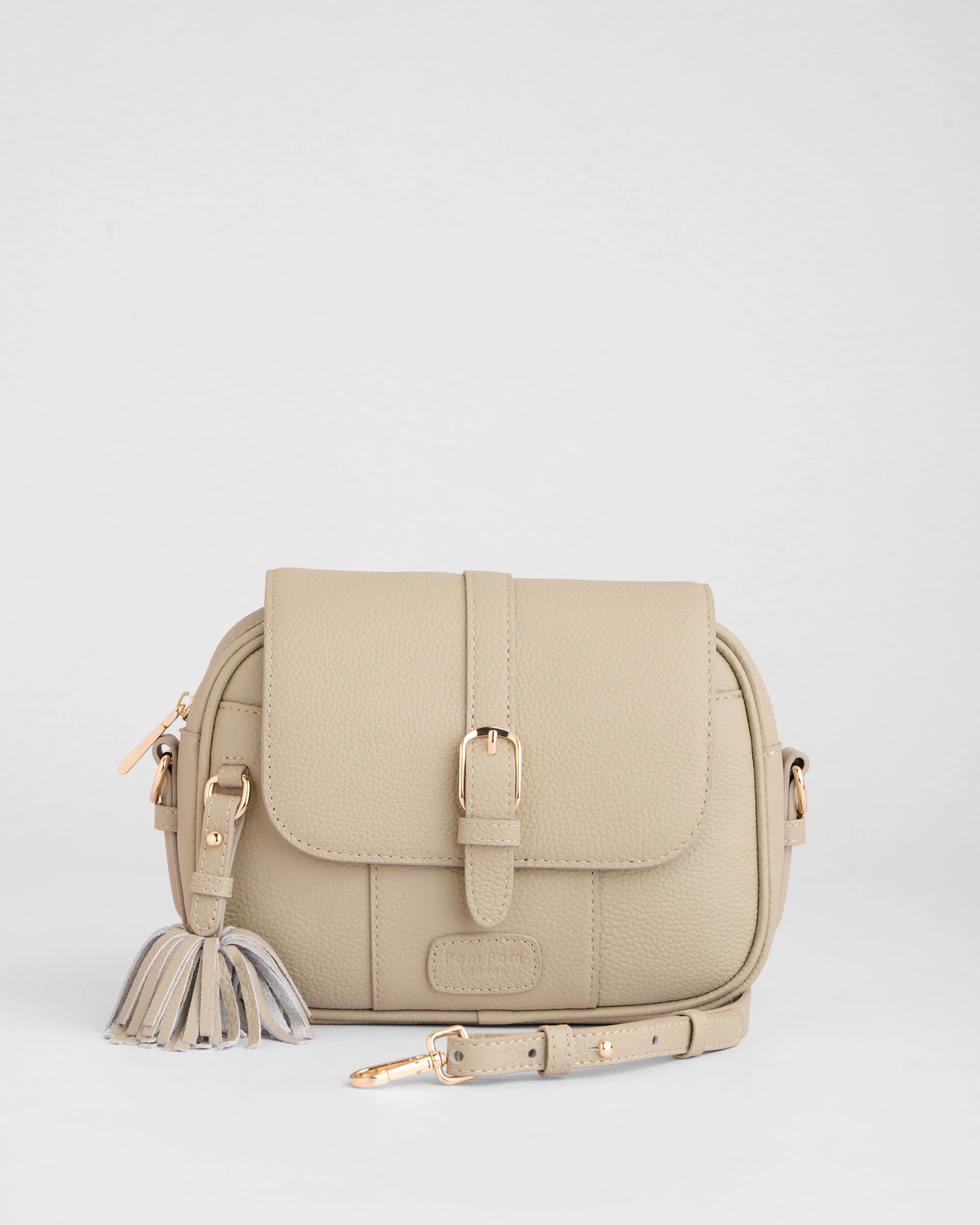Pom Pom London Finsbury Bag Stone - Image 4