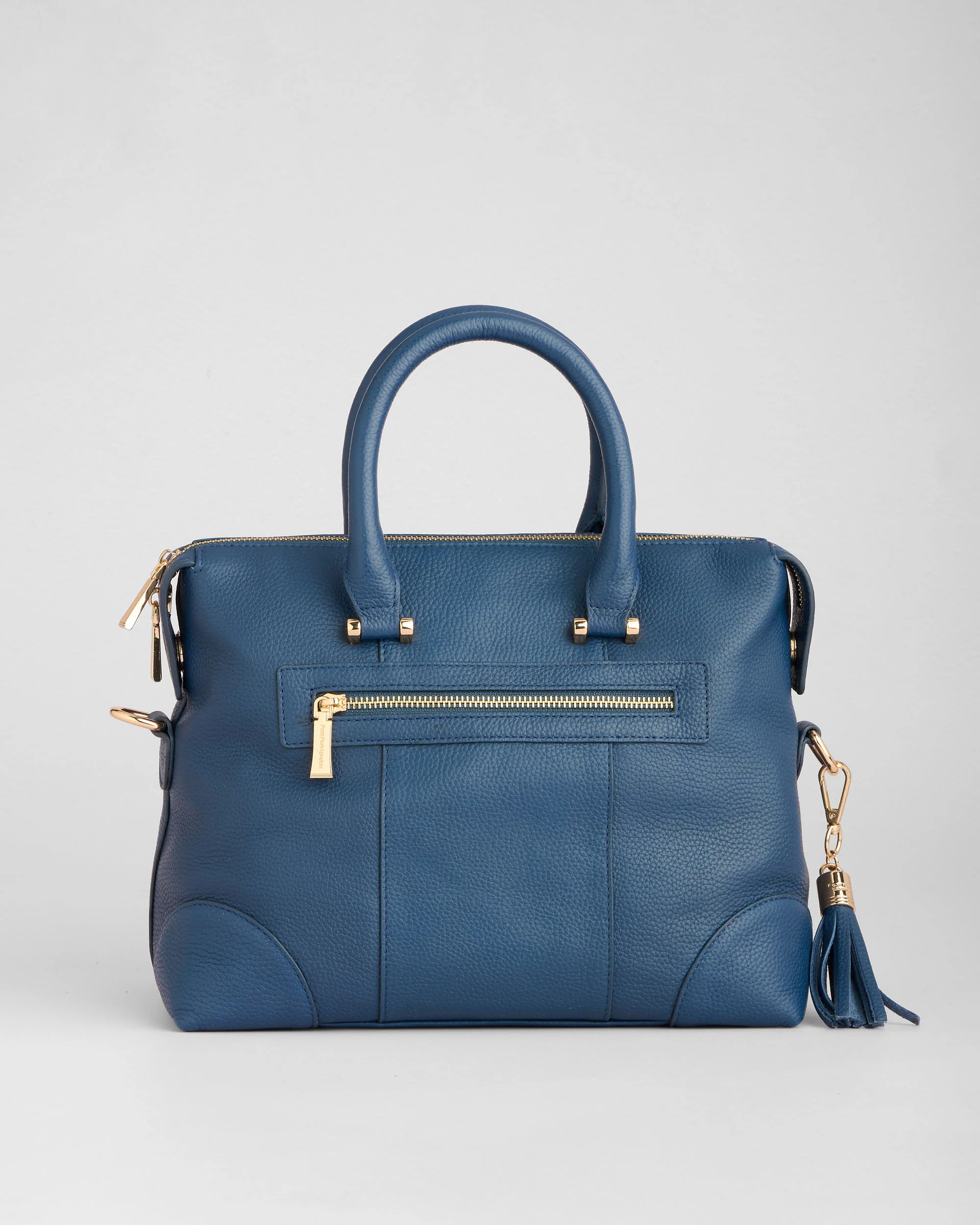 Pom Pom London Greenwich Bag Moonlight Blue - Image 4