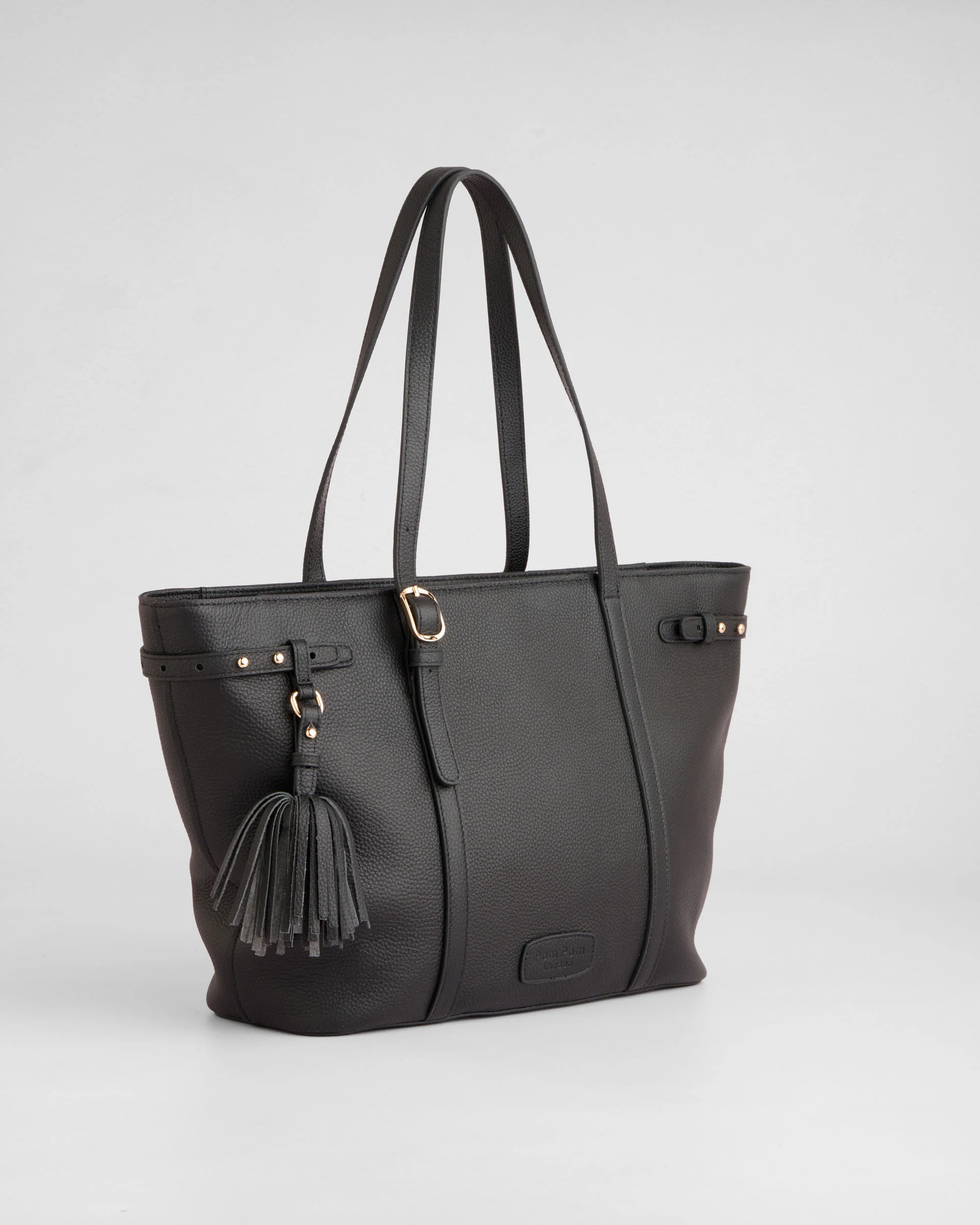 Pom Pom London Pelham Tote Bag Black