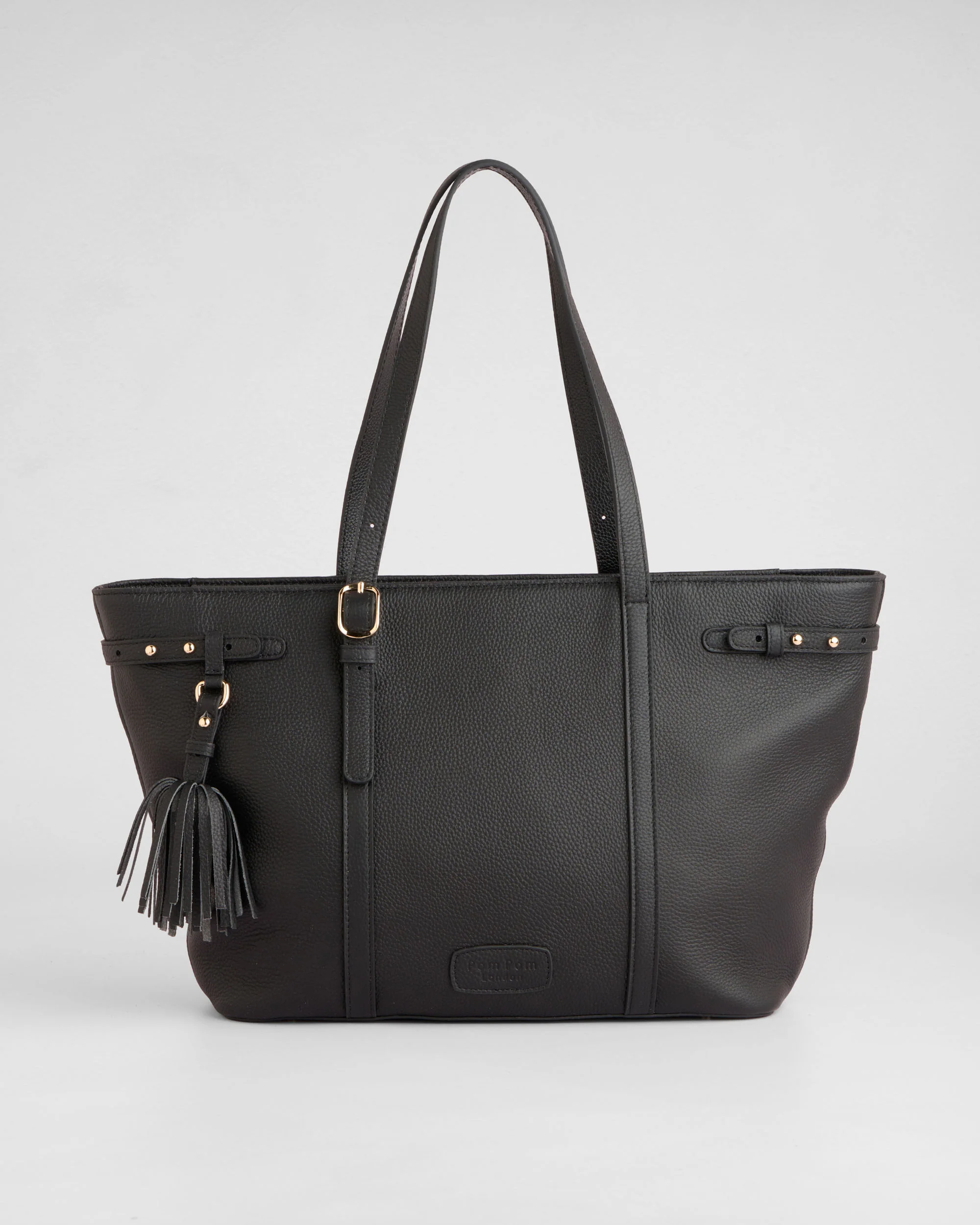 Pom Pom London Pelham Tote Bag Black - Image 3