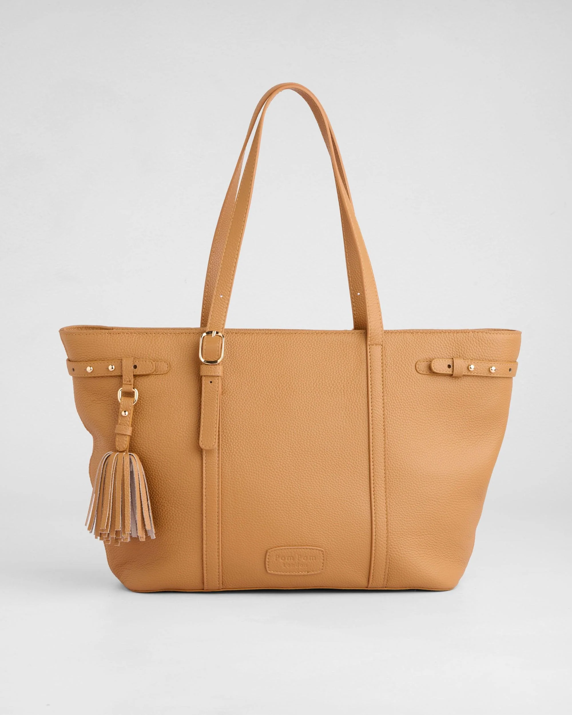 Pom Pom London Pelham Tote Bag Maple - Image 4