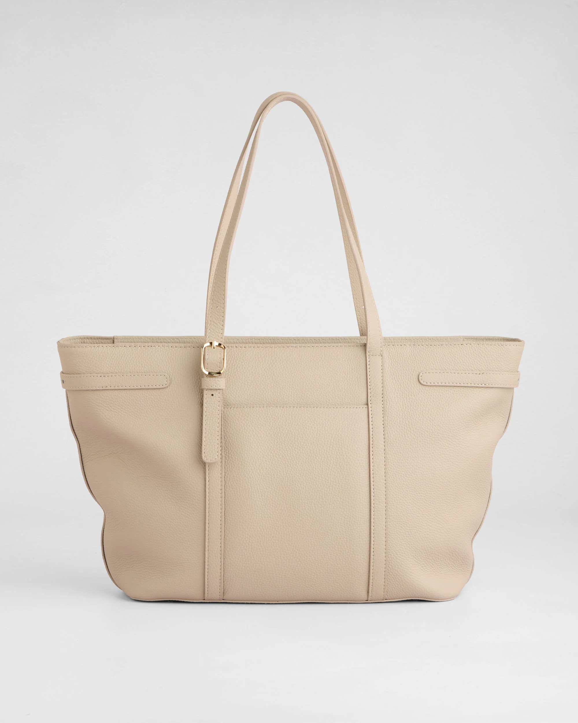 Pom Pom London Pelham Tote Bag Stone - Image 4