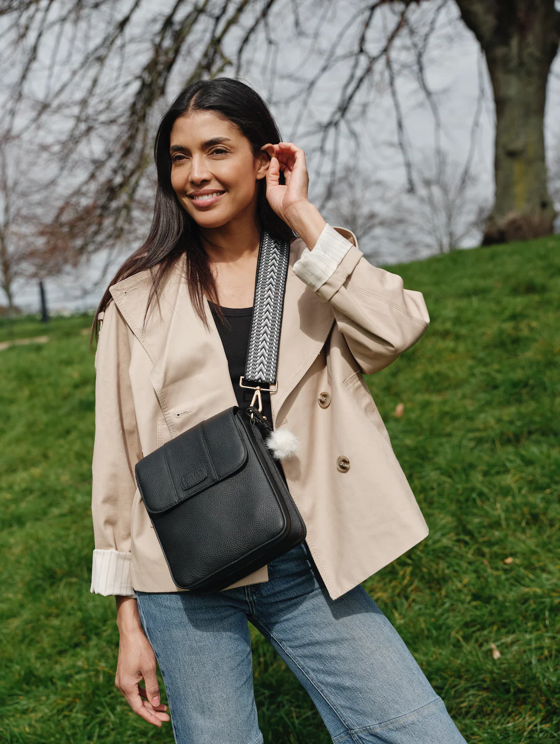 Pom Pom London Portman Bag Black - Image 2