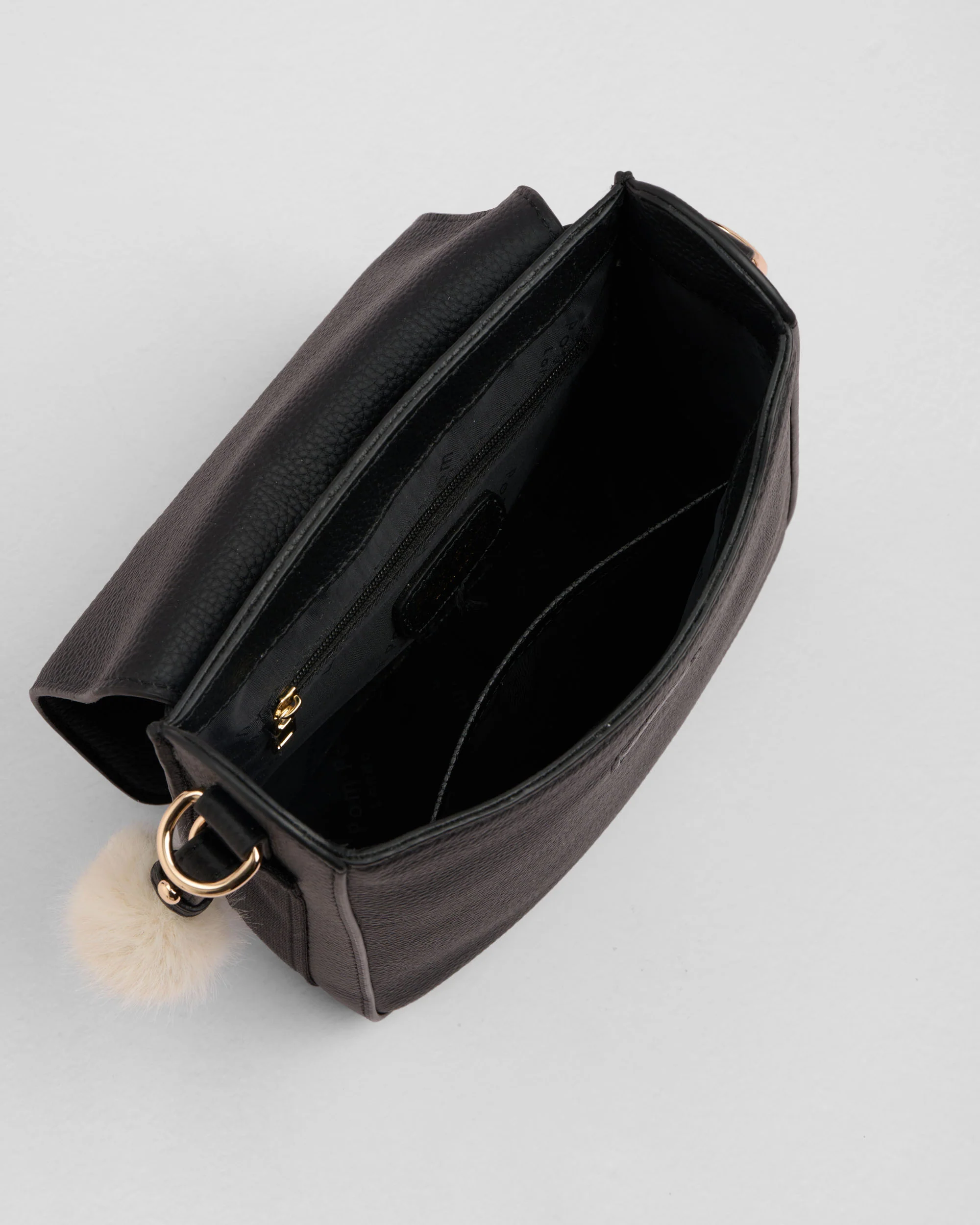 Pom Pom London Portman Bag Black - Image 6