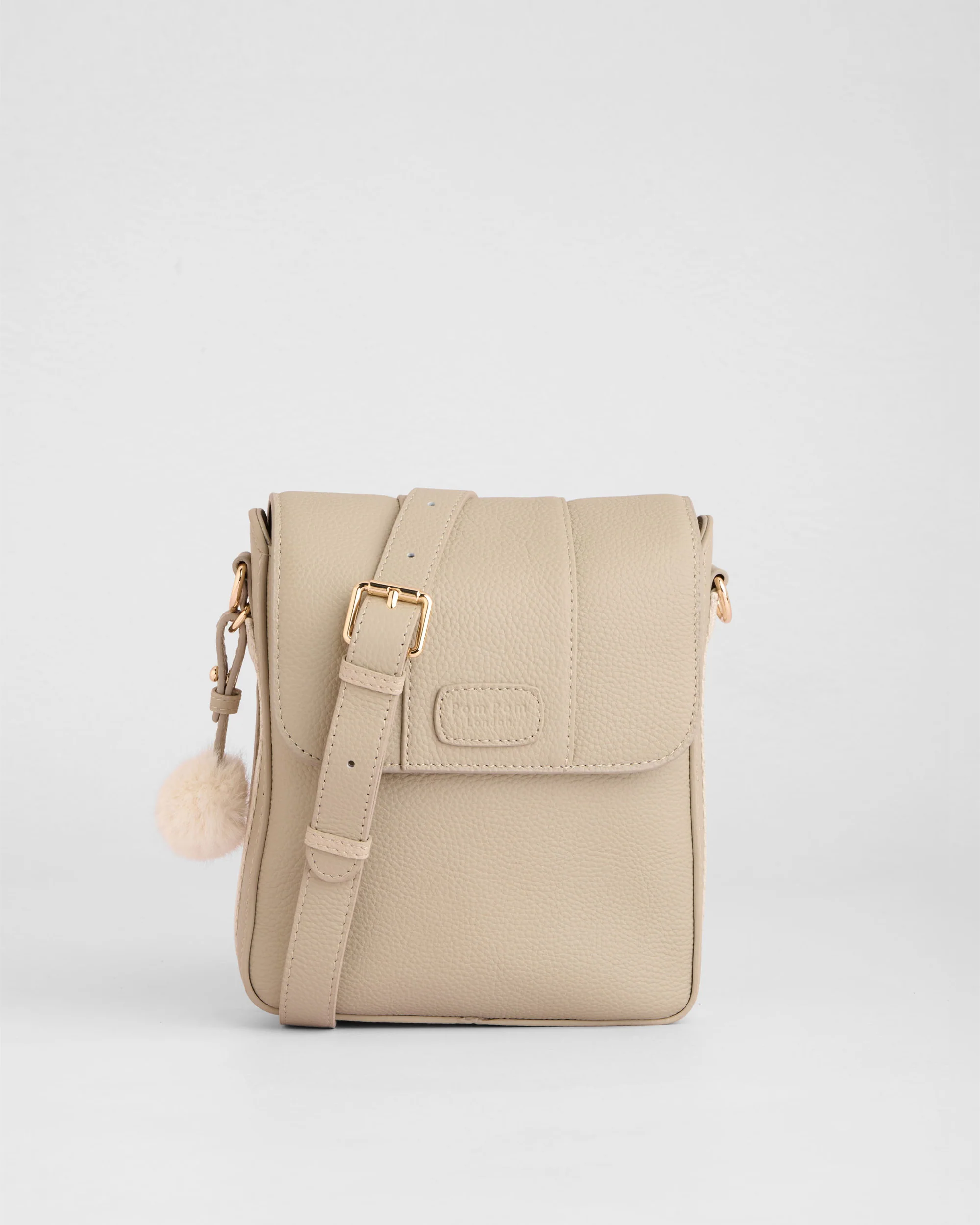 Pom Pom London Portman Bag Stone - Image 5