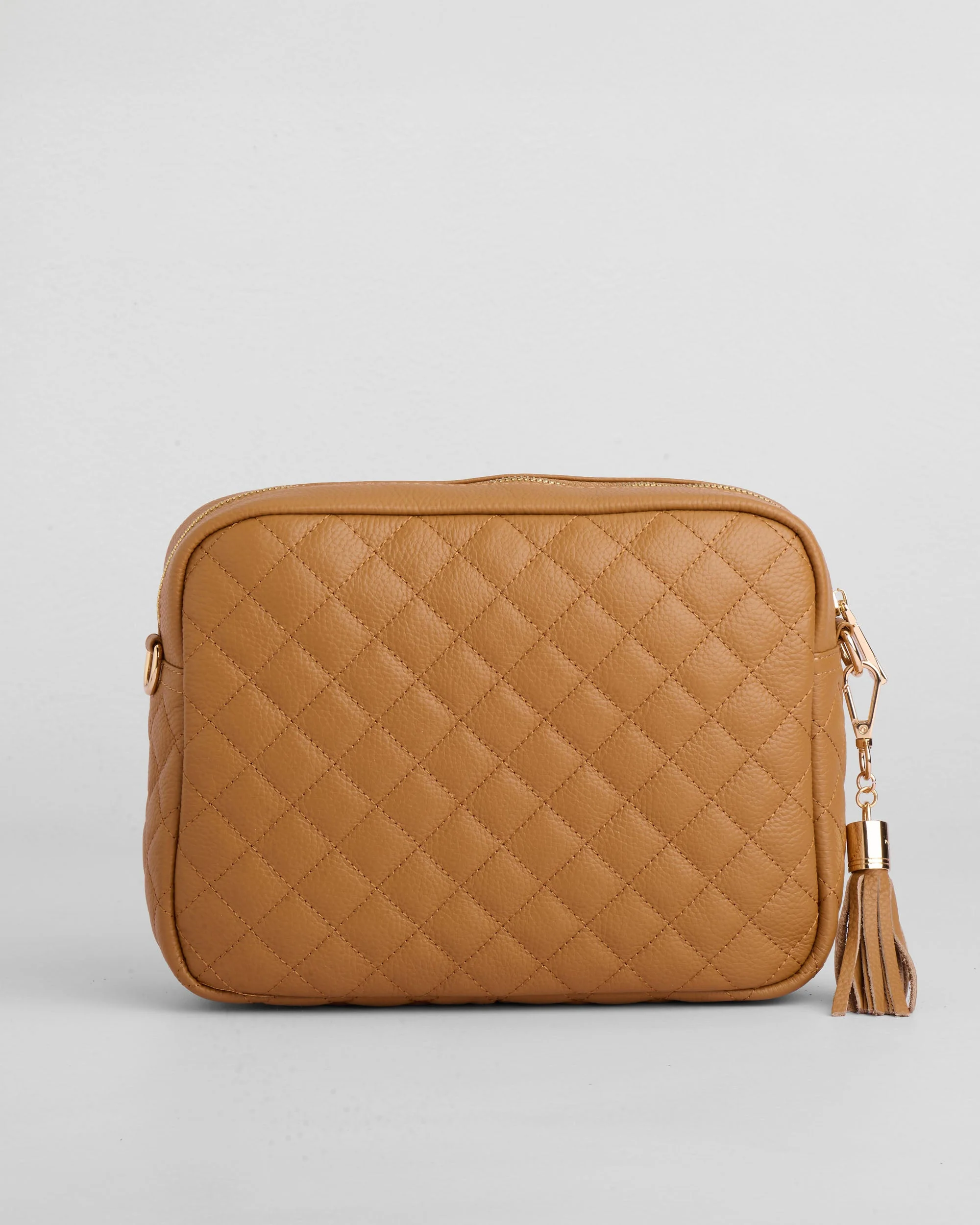 Pom Pom London Quilted City Plus Bag Maple - Image 3