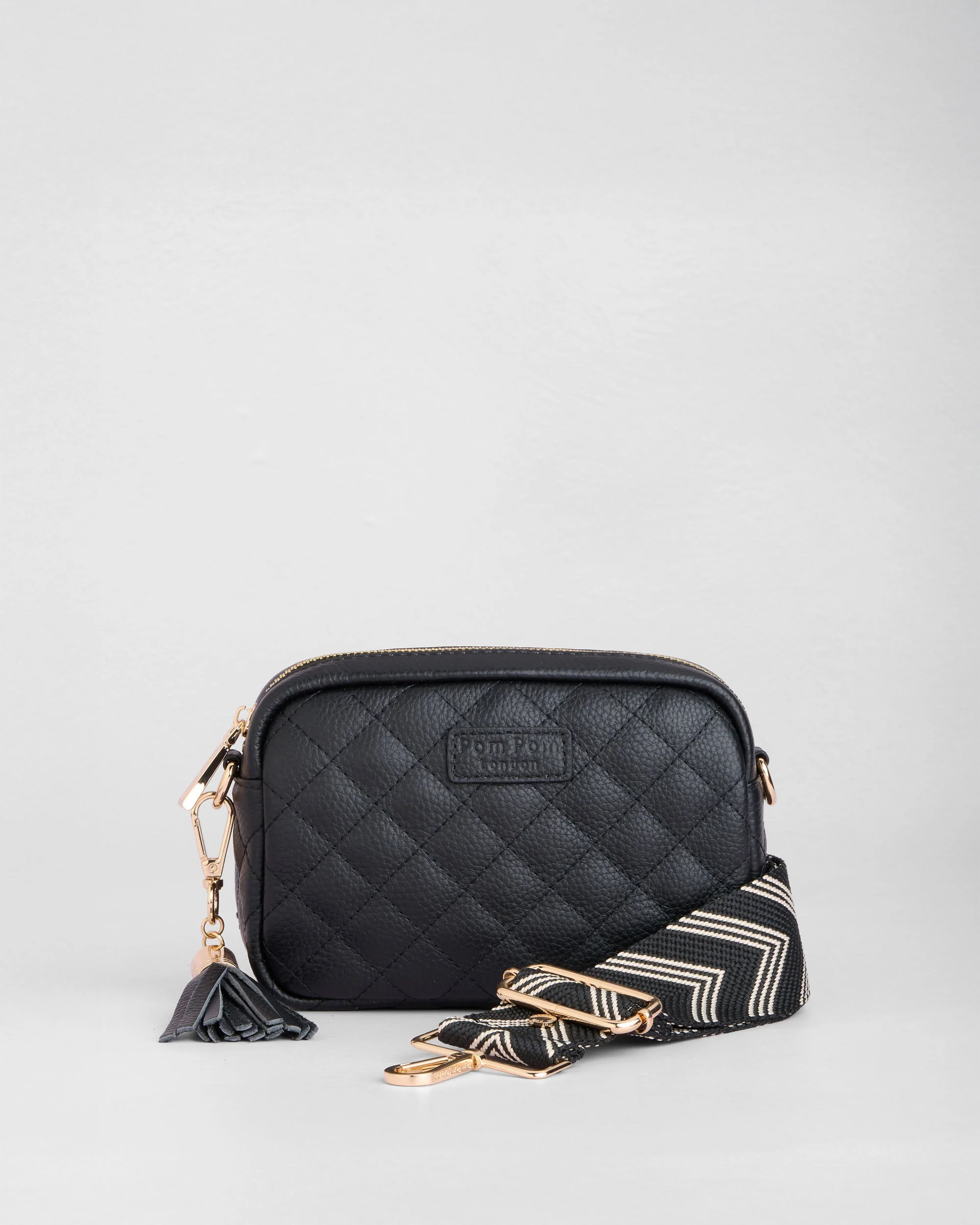 Quilted City MINI Bag Black & Accessories - Image 4