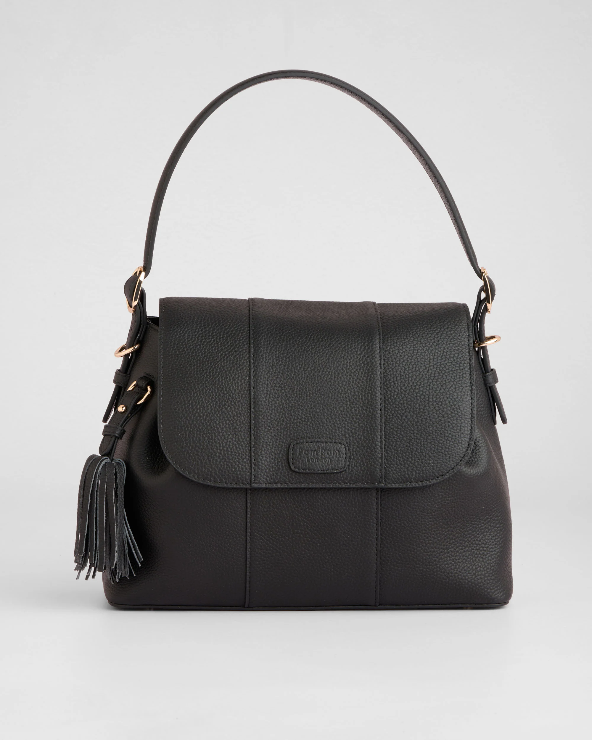 Pom Pom London Strand Bag Black - Image 3