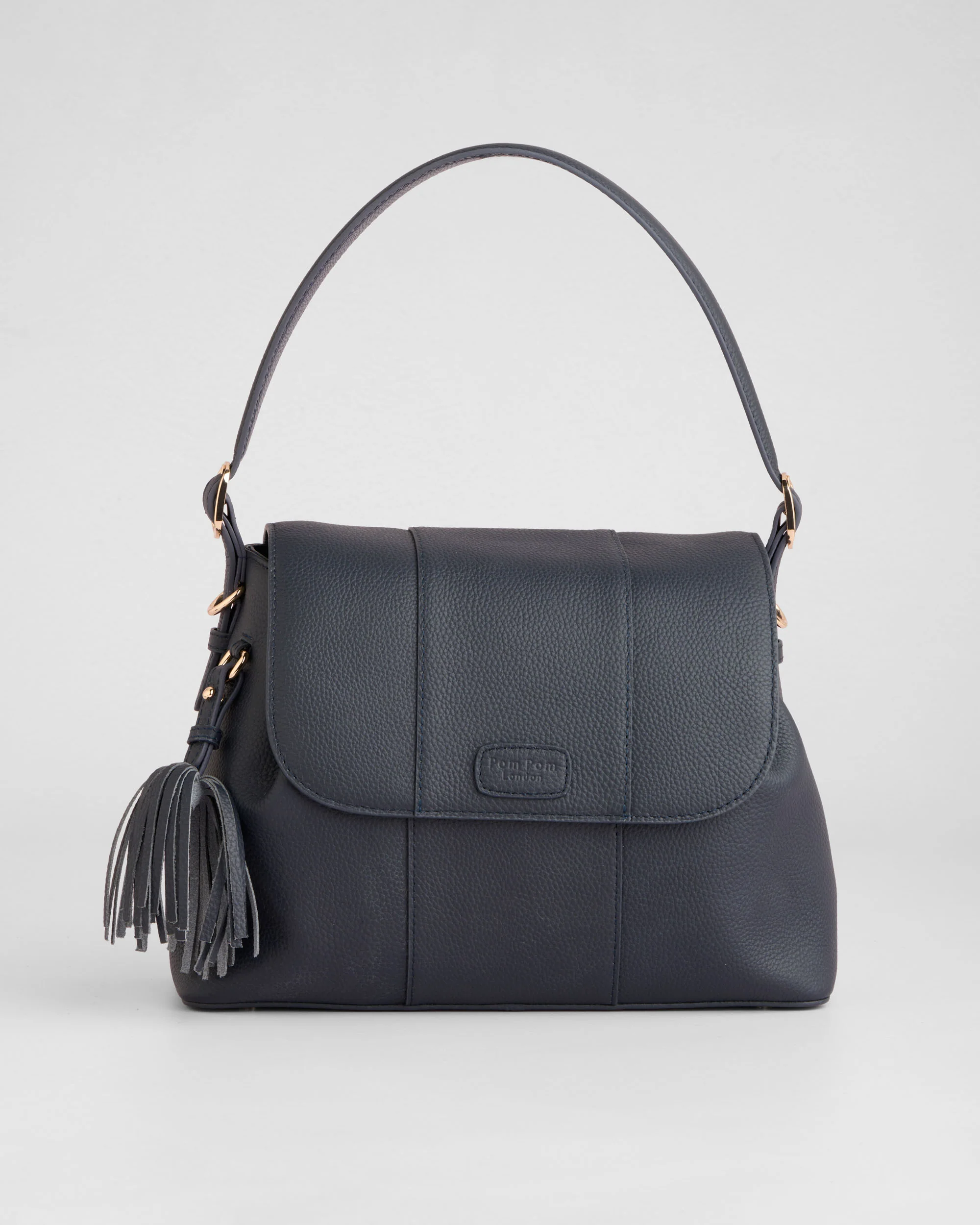 Pom Pom London Strand Bag Navy - Image 3