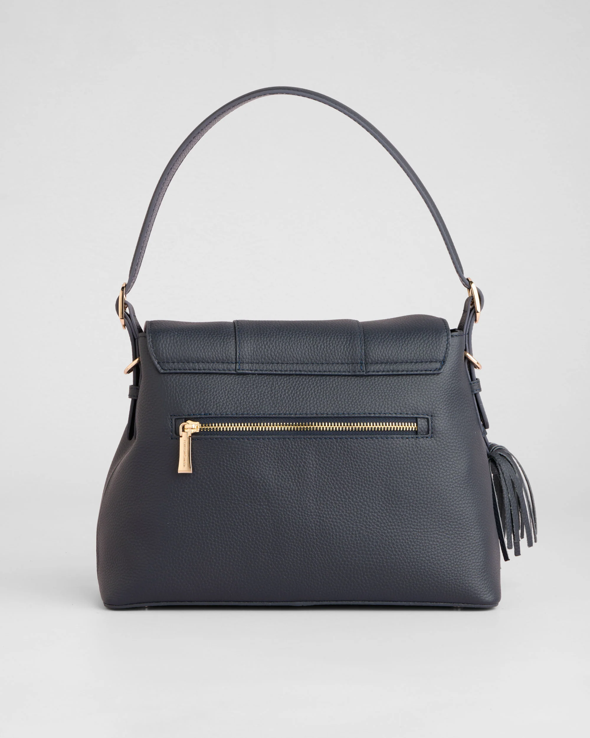 Pom Pom London Strand Bag Navy - Image 4