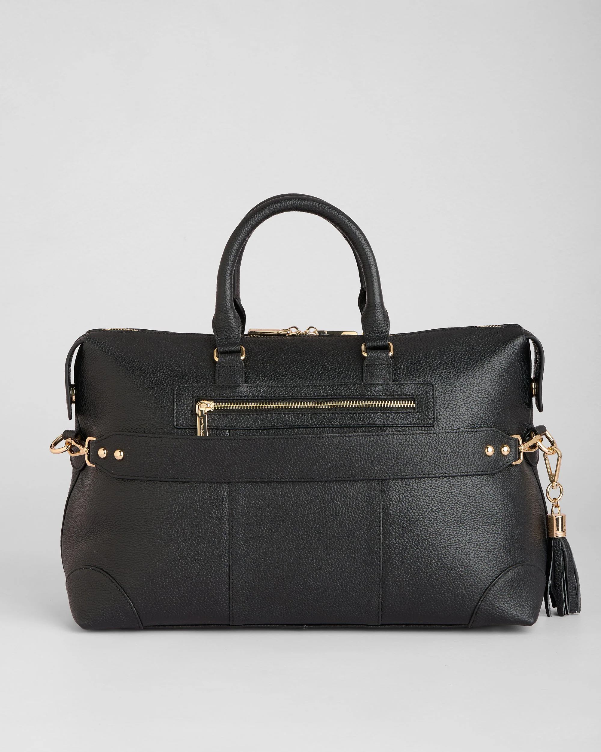 Pom Pom London Travel Bag Black - Image 5