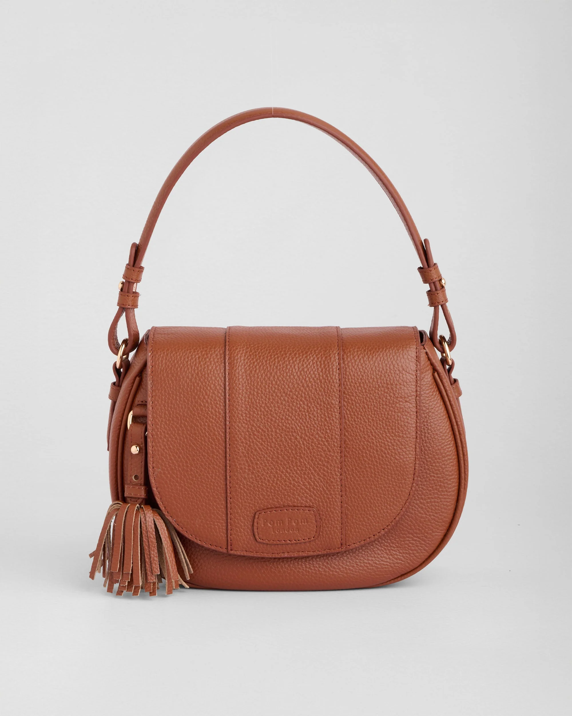 Pom Pom London Wilmington Bag Chestnut - Image 4