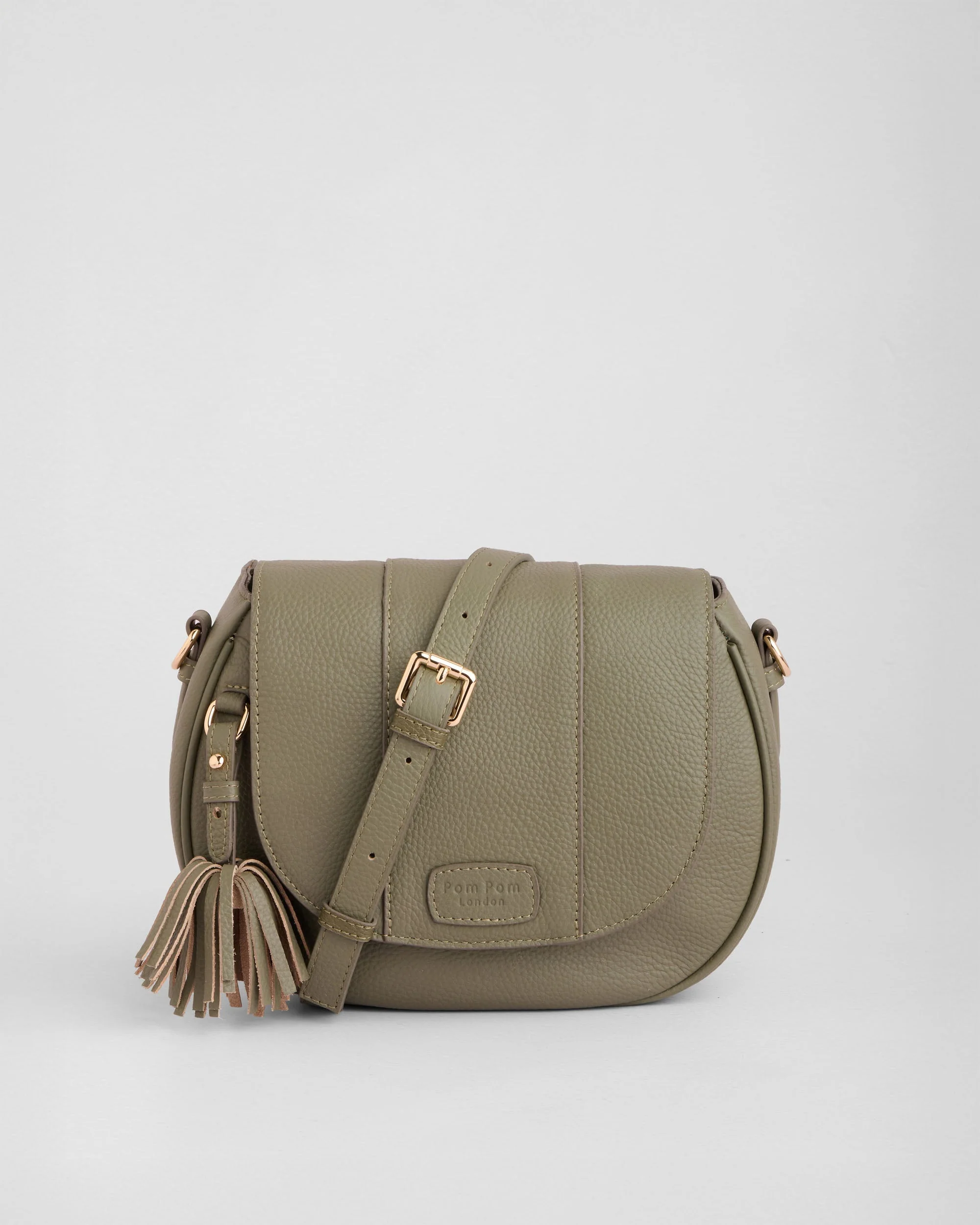 Pom Pom London Wilmington Bag Sage Green - Image 4