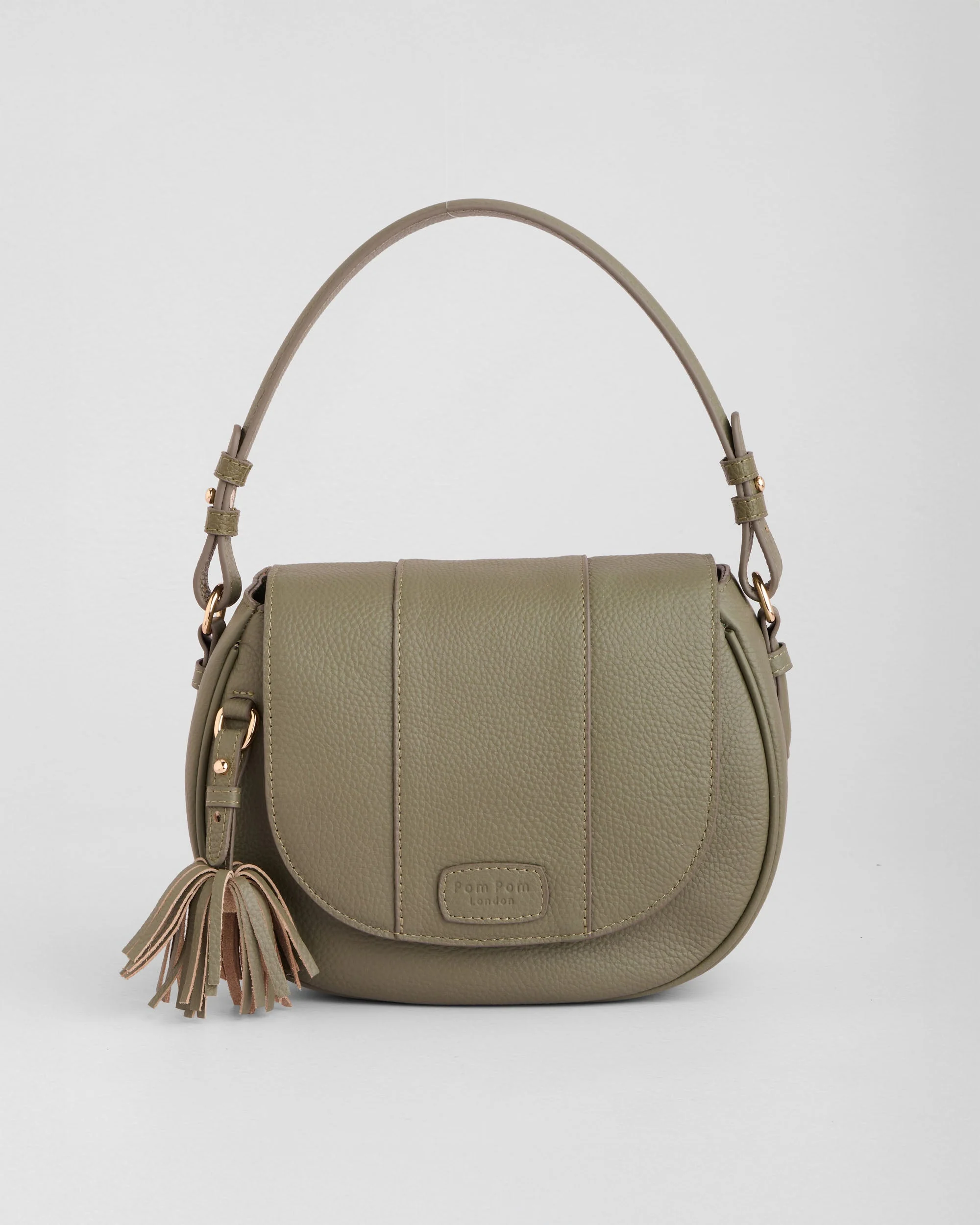 Pom Pom London Wilmington Bag Sage Green - Image 5