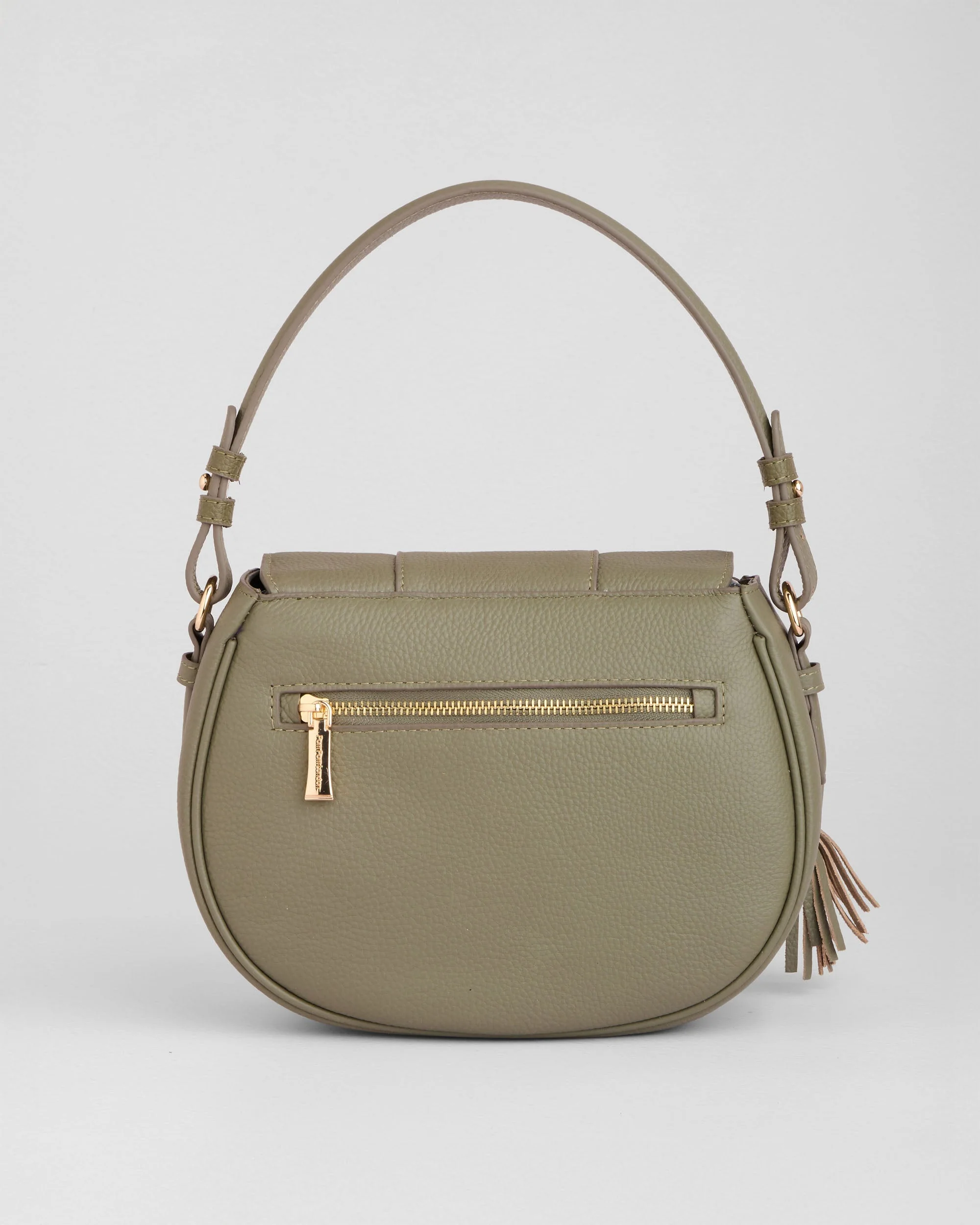 Pom Pom London Wilmington Bag Sage Green - Image 7