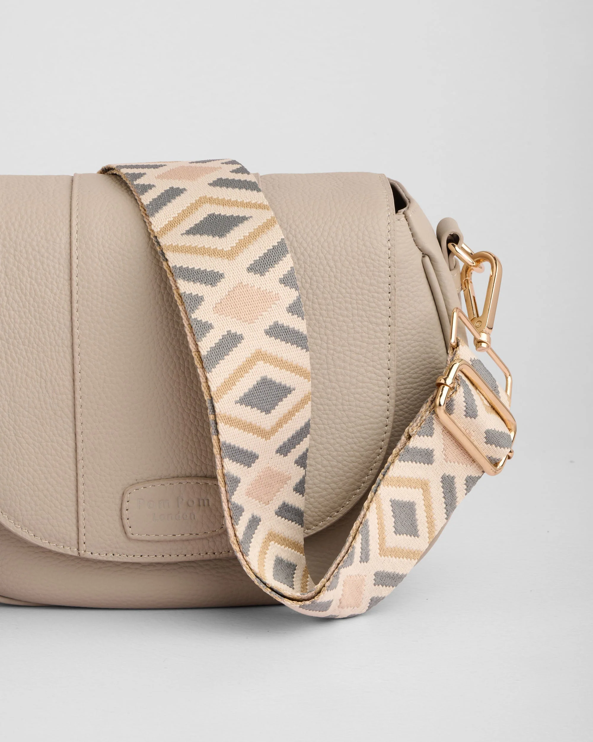 Pom Pom London Wilmington Bag Stone - Image 3