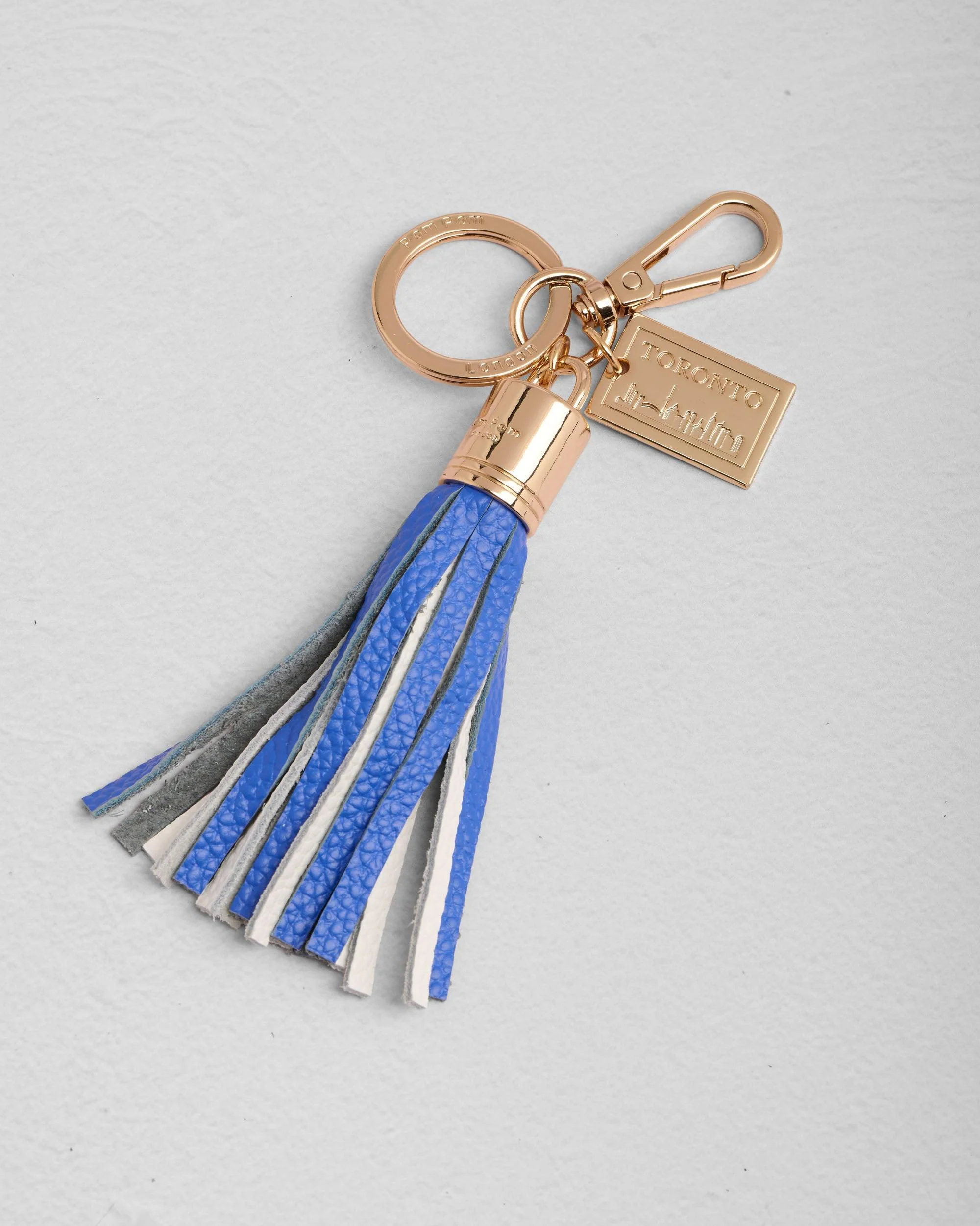 Postcard Tassel Keyring Toronto