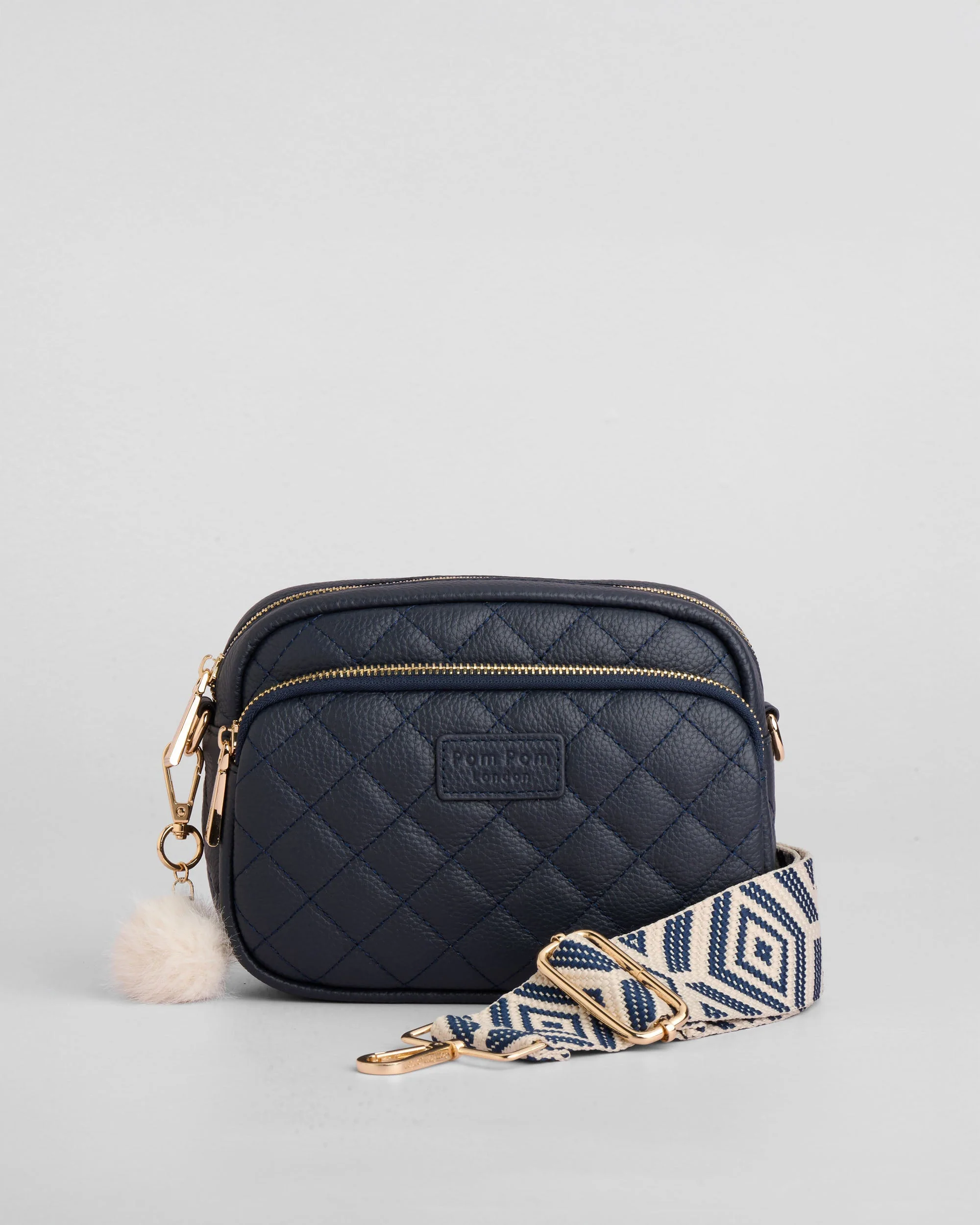 Quilted Original Bag Navy & Accessories - Image 3