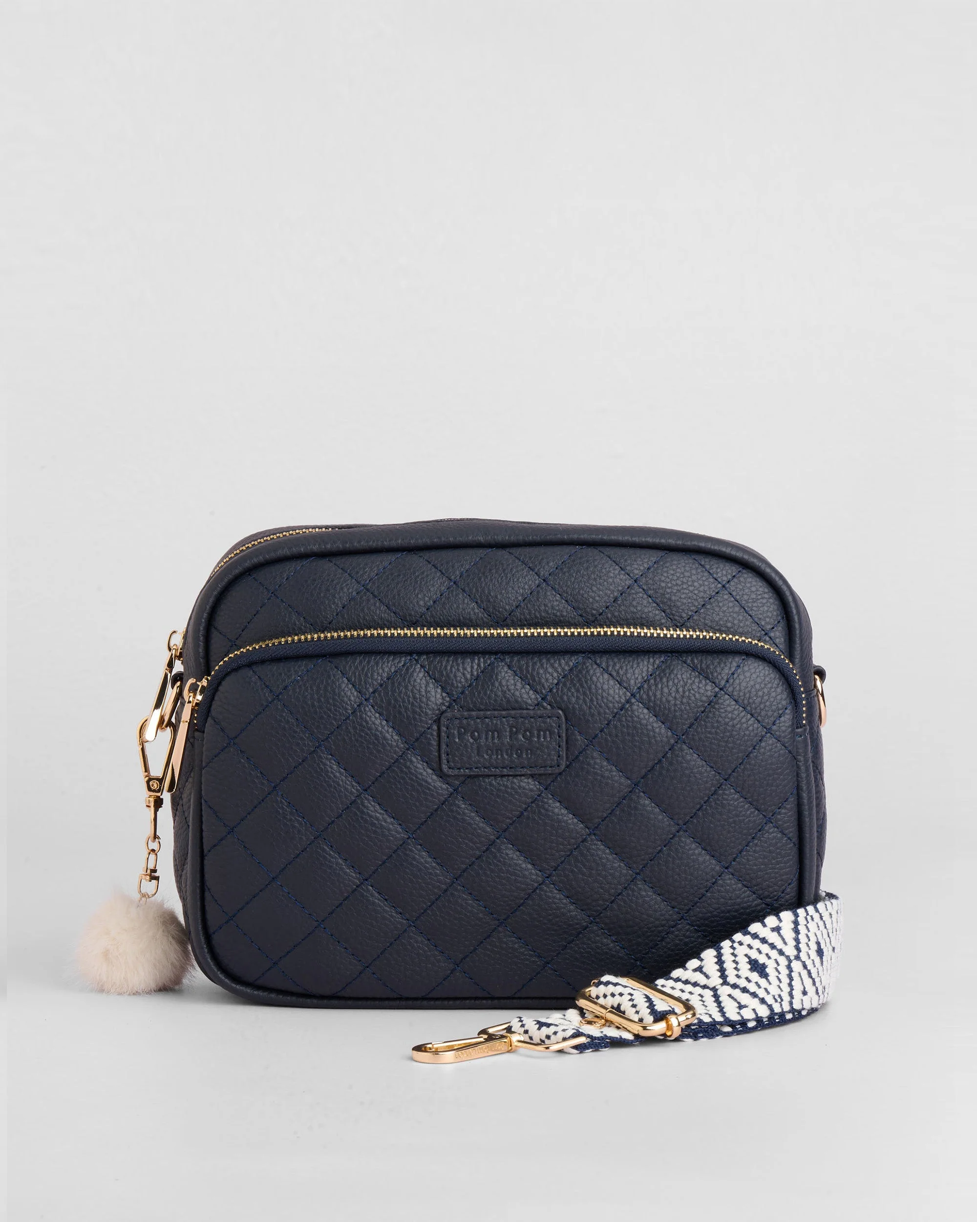 Quilted Original Plus Bag Navy & Accessories - Image 3
