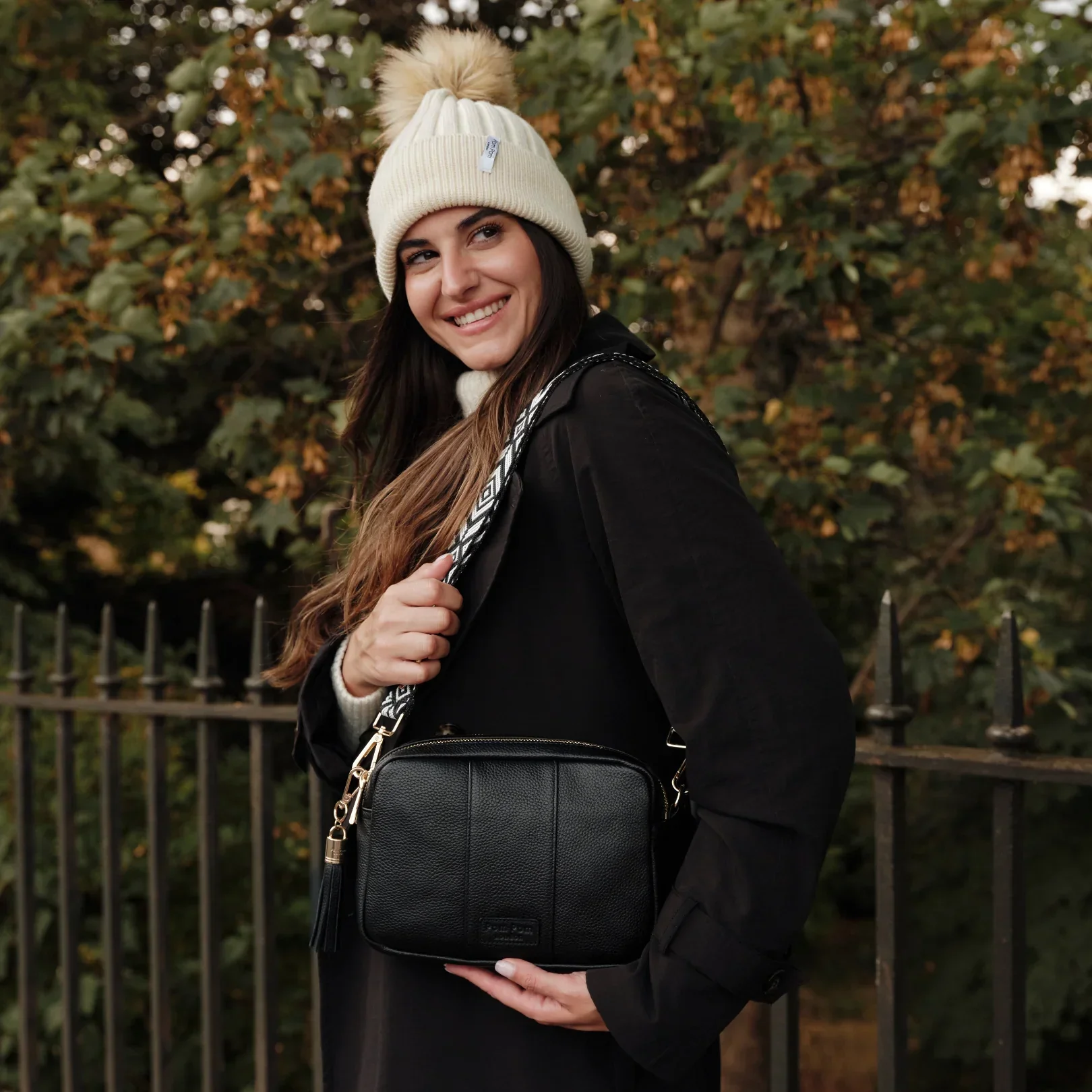 Ribbed Cashmere Hat Cream - Image 2
