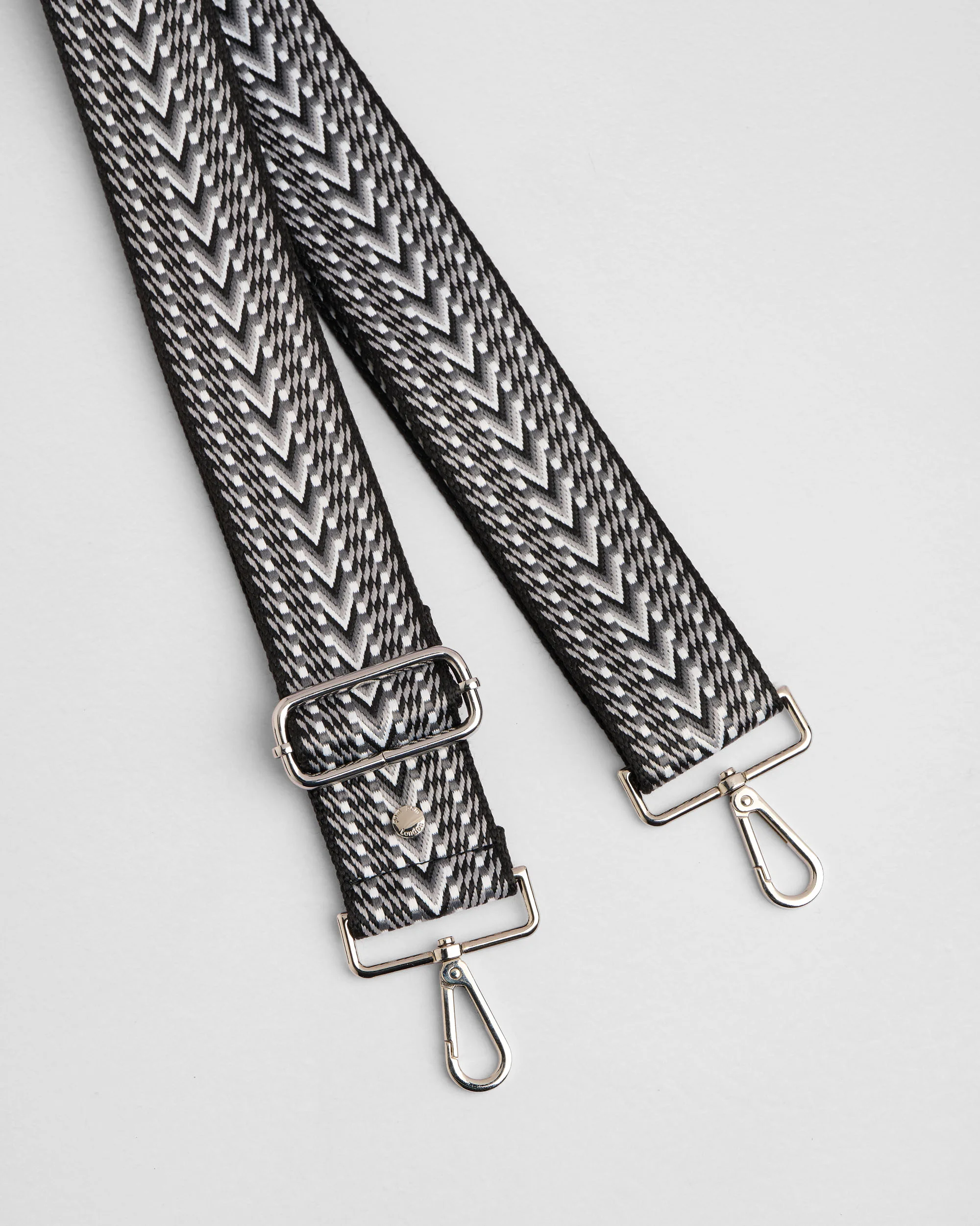 Strap Black Tribal Silver Hardware