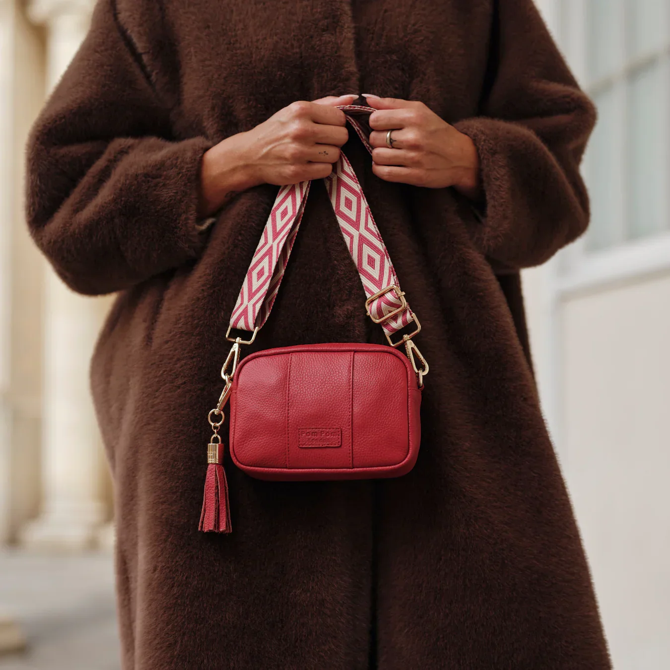 Strap Burgundy & Stone Diamond - Image 2