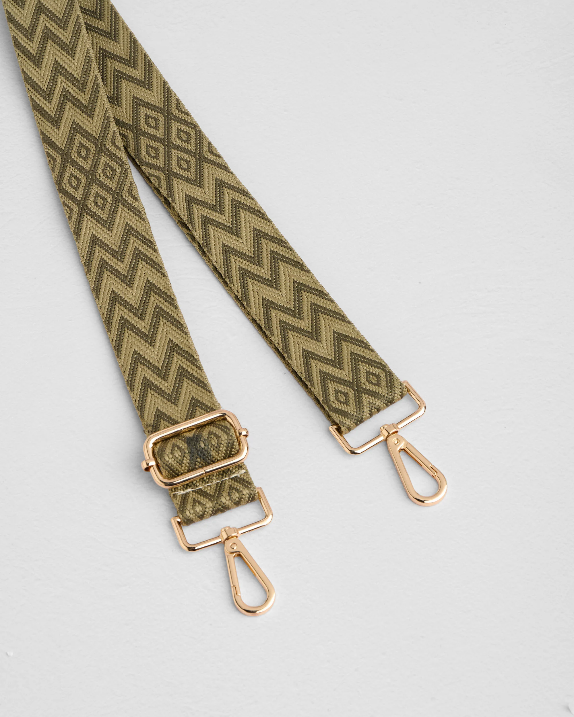 Strap Fern Green Zig Zag