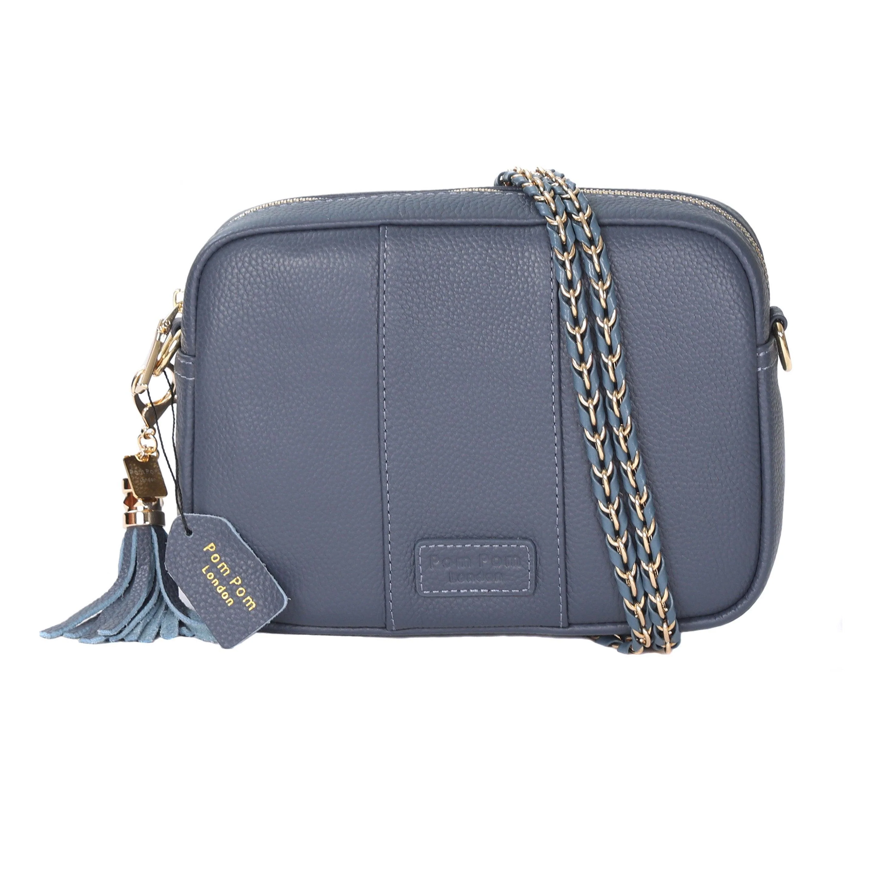Strap Gold Chain Slate Blue Weave - Image 2