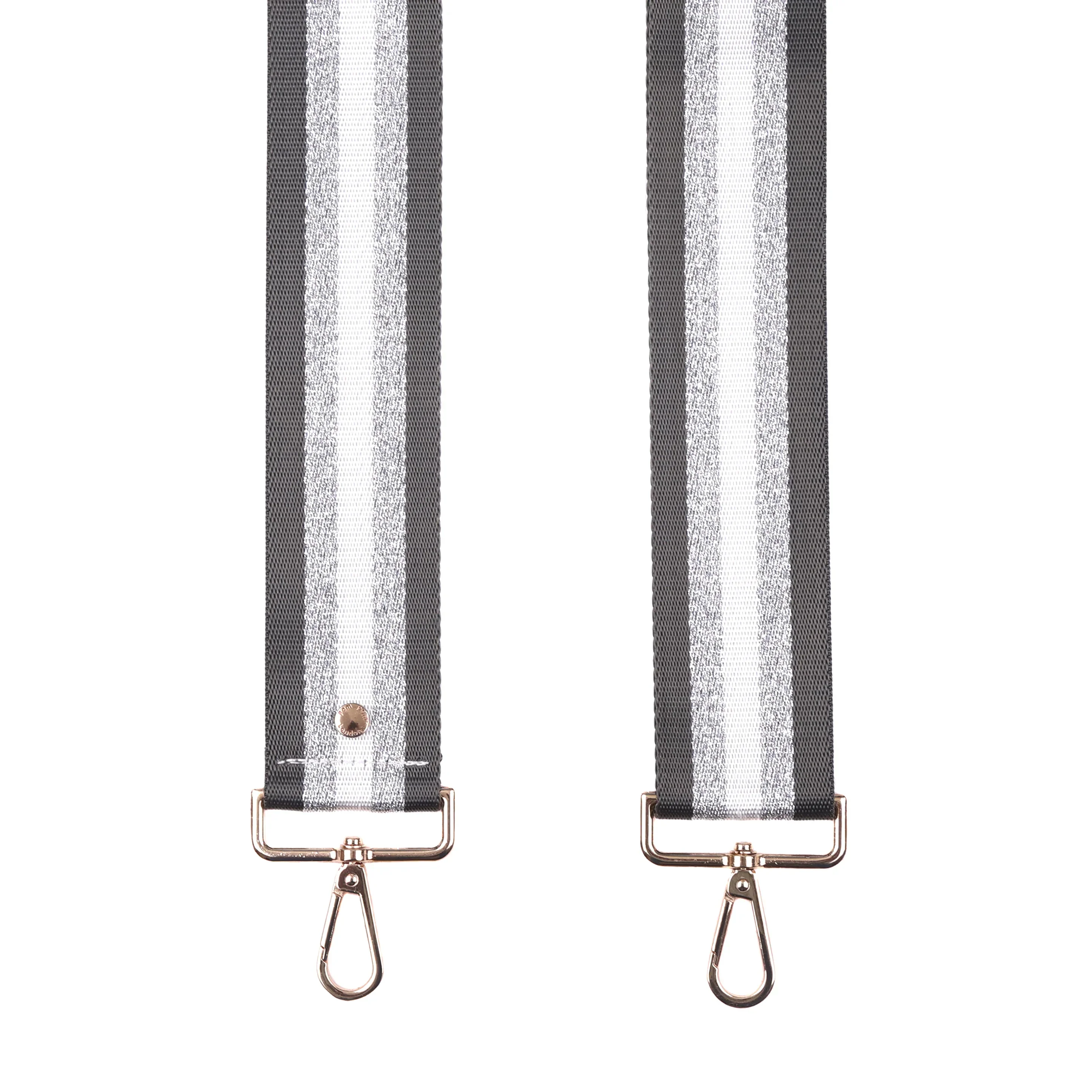 Strap Pewter & Silver Stripe