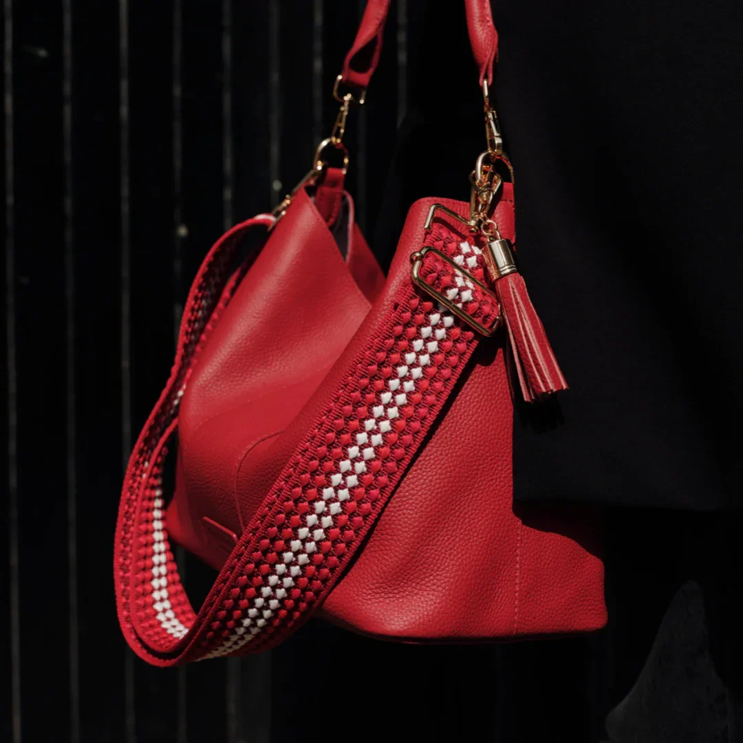 Strap Red Bobble - Image 2