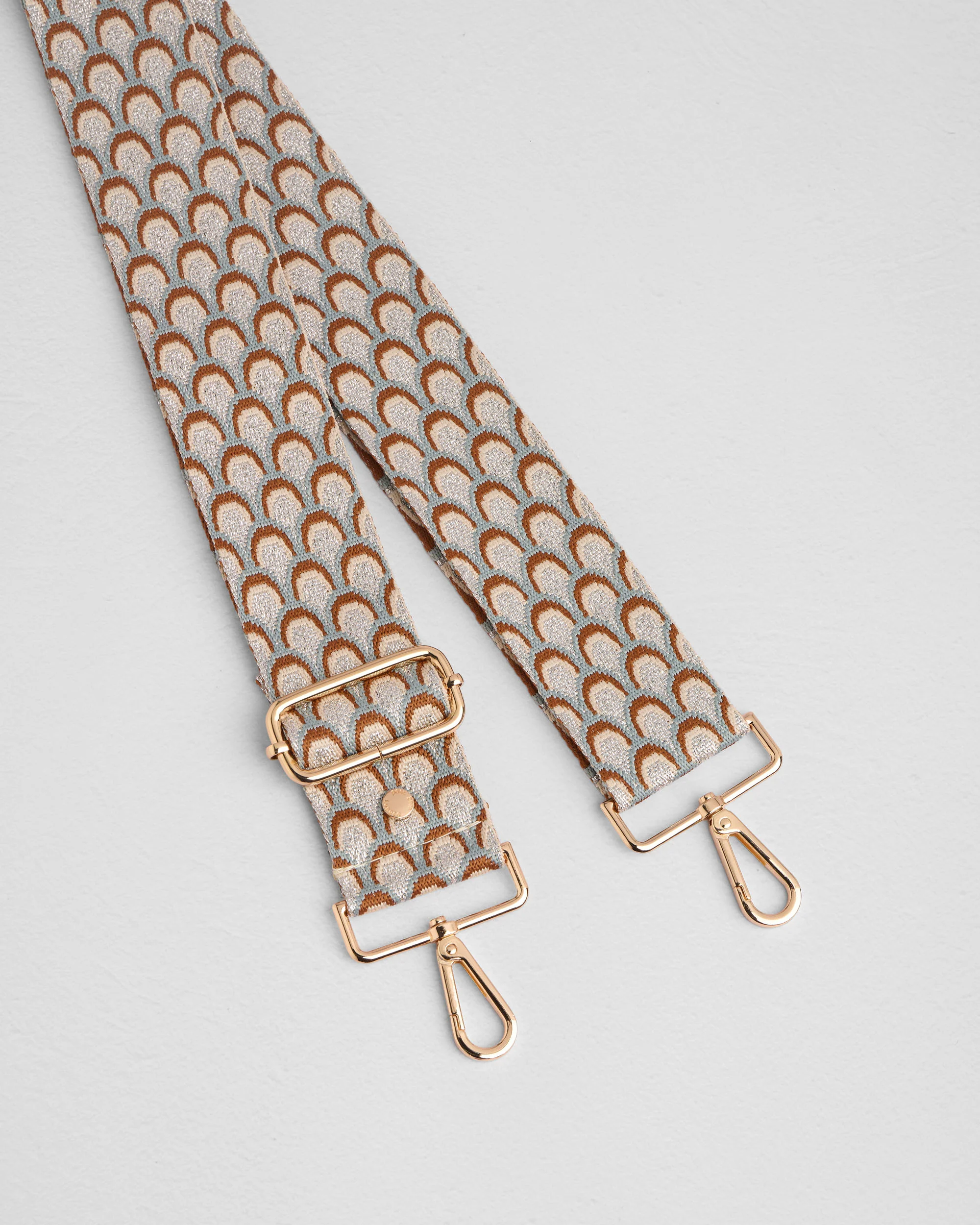 Strap Silver & Blue Peacock