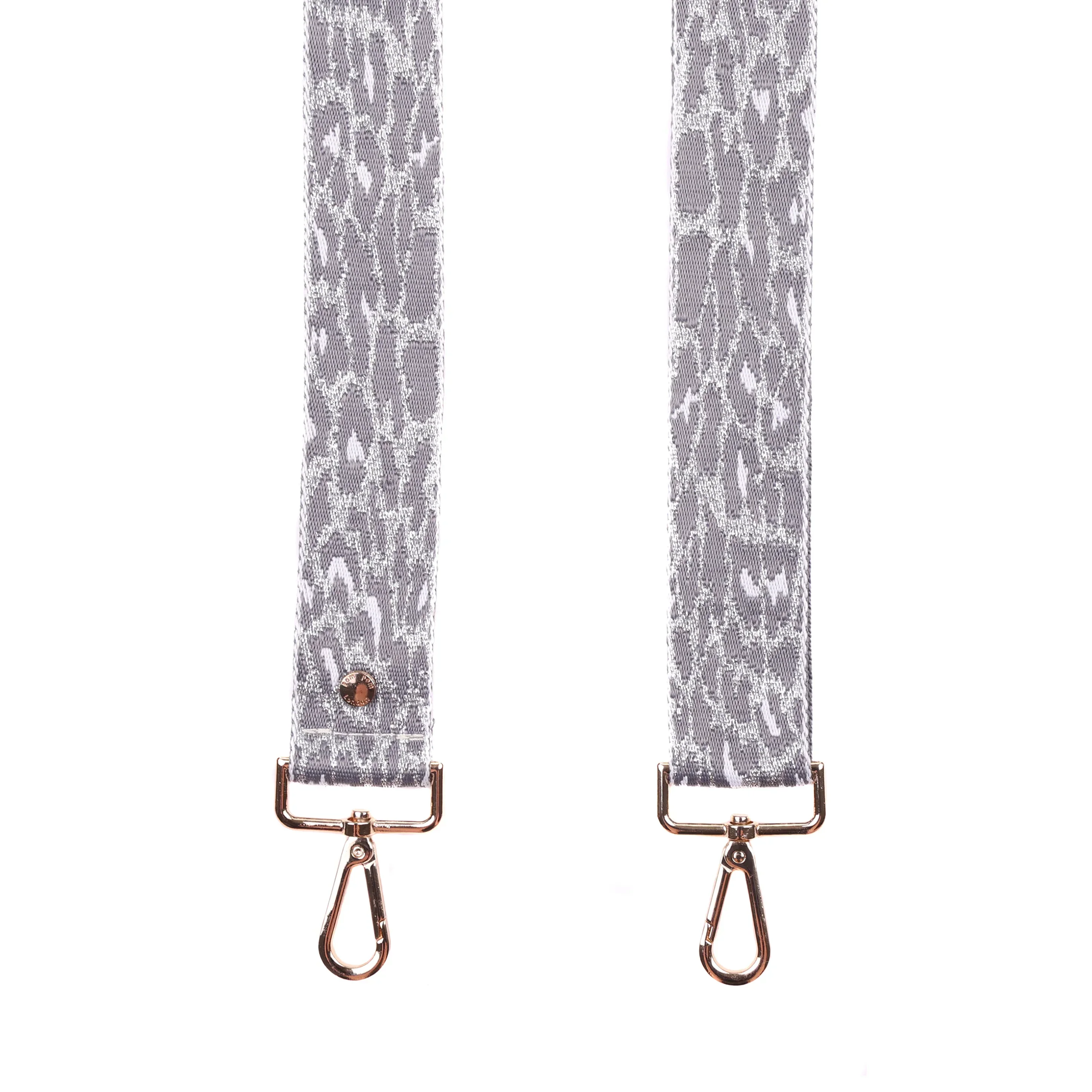 Strap Silver & Grey Leopard