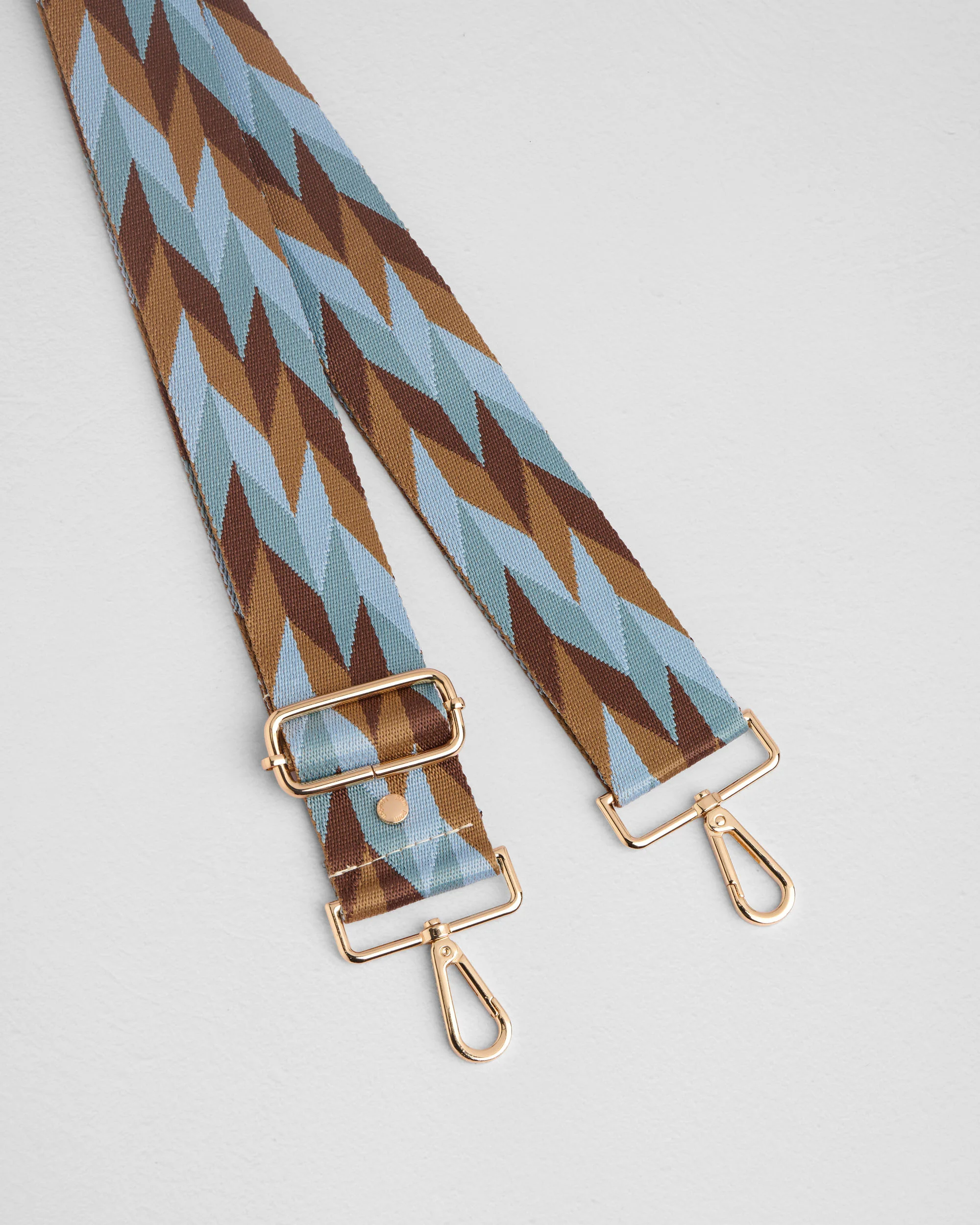 Strap Toffee & Blue Harlequin