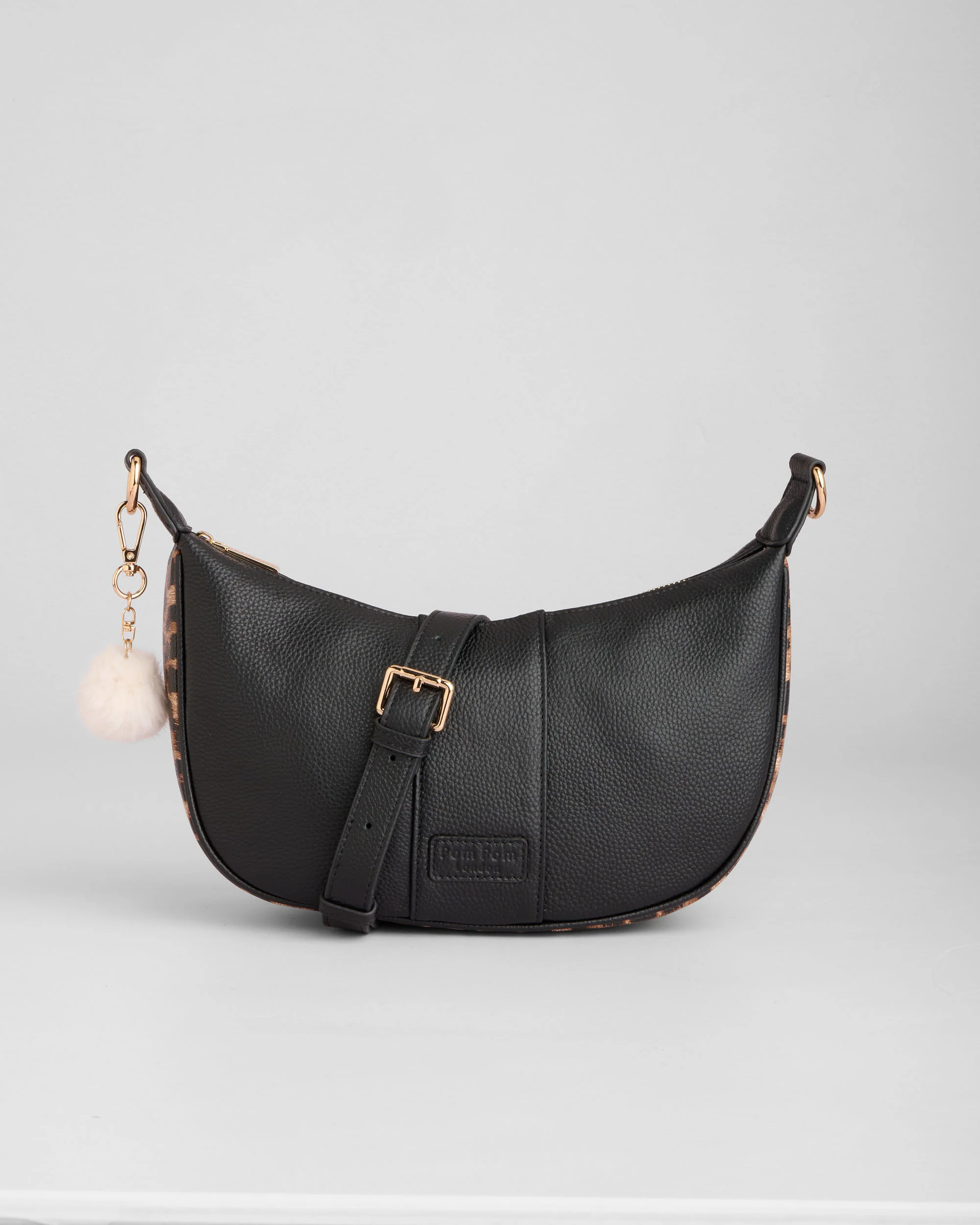 Sutton Sling Bag Leopard Print Black - Image 5