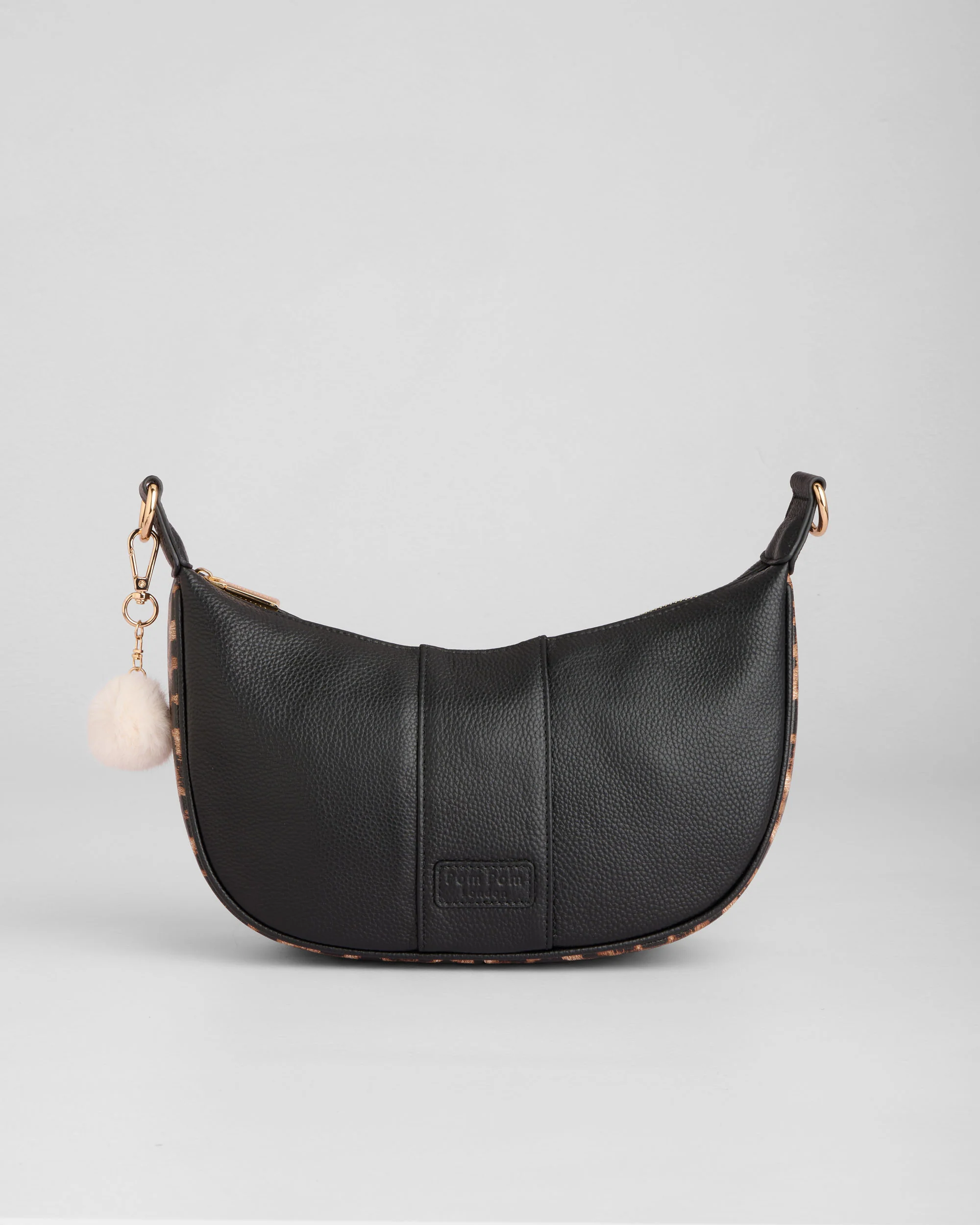 Sutton Sling Bag Leopard Print Black - Image 6